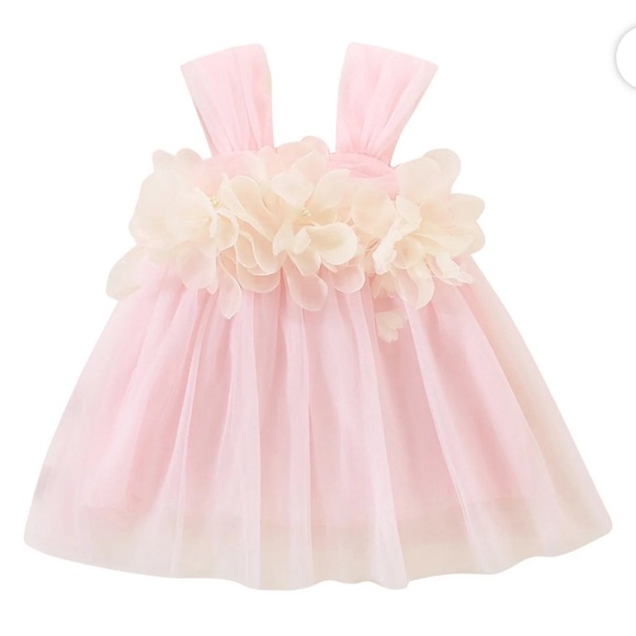 Other - Toddler Baby Party Floral Mesh Lace Dress
